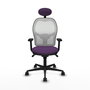 PIQUERAS Y CRESPO Silla de oficina Jorquera Morado y Blanco