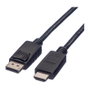ROLINE Cable de Video DisplayPort 1.1 1m 11.04.5780 Negro
