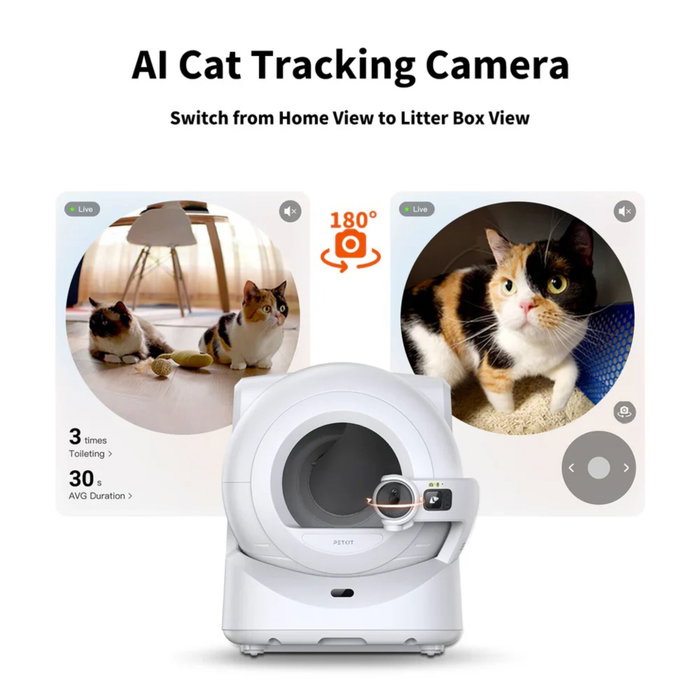 Petkit Purobot Ultra Arenero Automático con Cámara IA Blanco Petkit Purobot Ultra Arenero Automático con Cámara IA Blanco