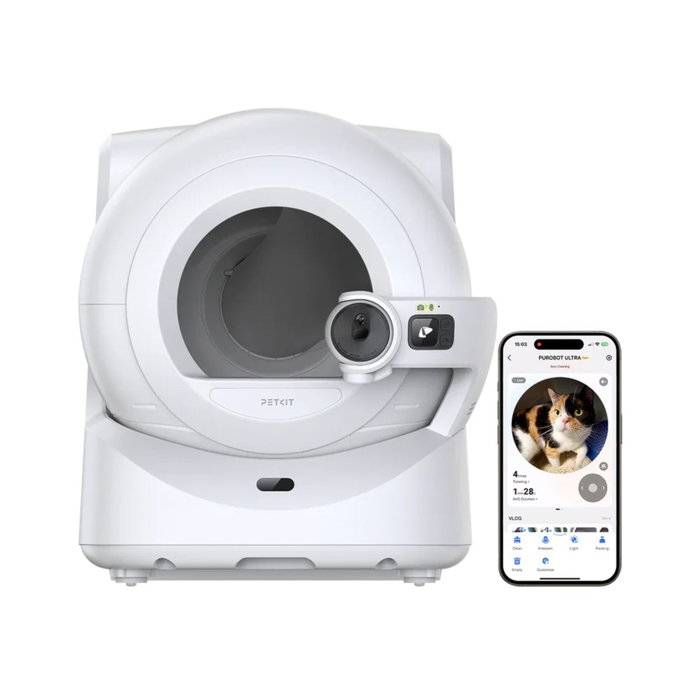 Petkit Purobot Ultra Arenero Automático con Cámara IA Blanco Petkit Purobot Ultra Arenero Automático con Cámara IA Blanco