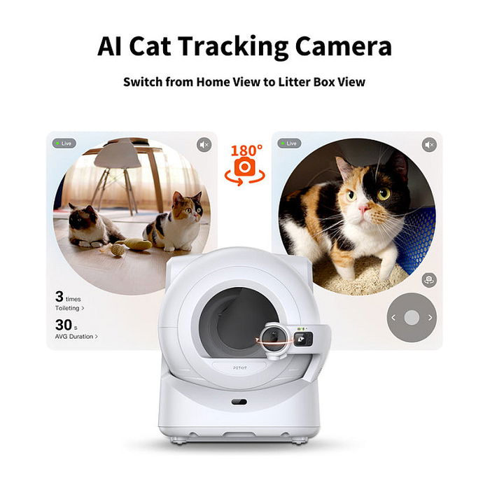 Petkit P9903 Arenero Autolimpiante para Gato Blanco