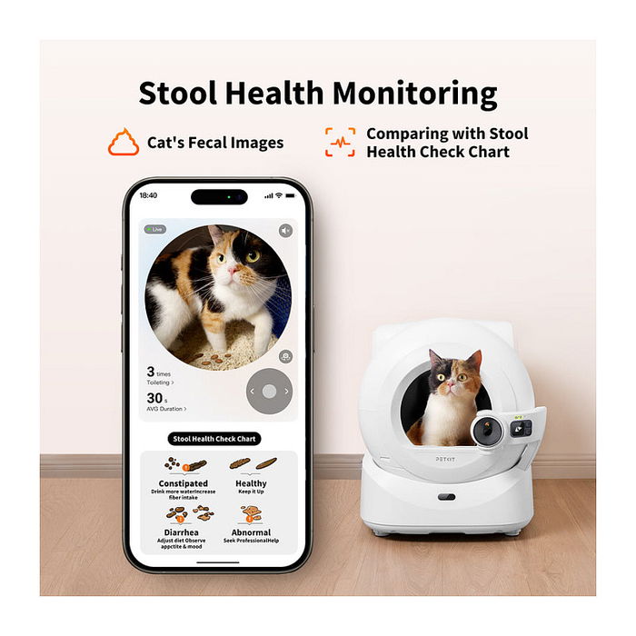 Petkit P9903 Arenero Autolimpiante para Gato Blanco