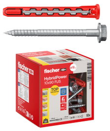 FISCHER Taco Universal HybridPower 10x90 FUS con Tornillo Hexagonal