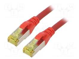 DIGITUS Patch cord Cat 6a S/FTP 3m Rojo