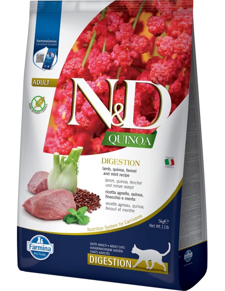 N&D Quinoa Digestion Cordero Adulto 1,5 kg N&D Quinoa Digestion Cordero Adulto 1,5 kg