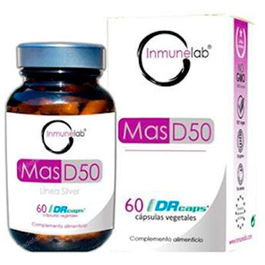 INMUNELAB Masd50 60 Cap. Complemento Alimenticio con Glicina, Té Verde, N-Acetil L-Cisteína, Bacillus Subtilis, Zinc y Manganeso