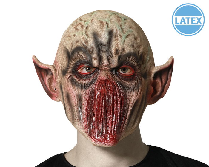 Mascara Monstruo Latex Halloween Terrorifico Marron Mascara Monstruo Latex Halloween Terrorifico Marron