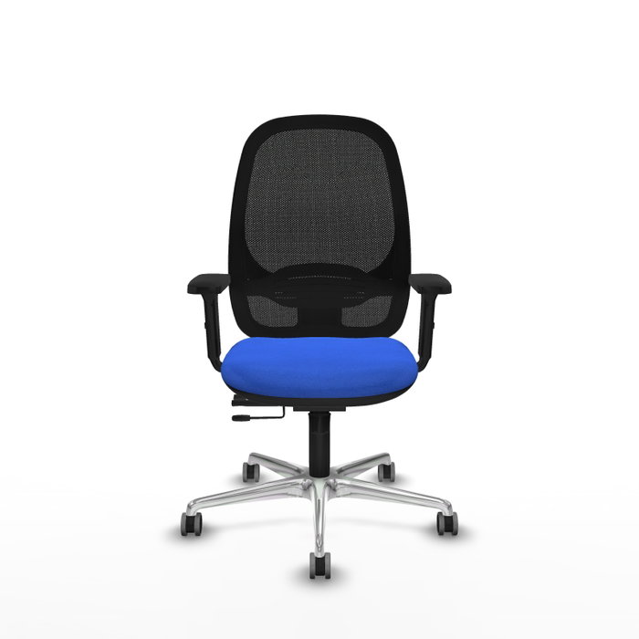 PIQUERAS Y CRESPO Silla de oficina Cilanco con mecanismo Sincro/Traslack, Azul y Negro PIQUERAS Y CRESPO Silla de oficina Cilanco con mecanismo Sincro/Traslack, Azul y Negro