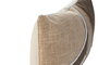 DKD Home Decor Cojín Patchwork Algodón Poliéster 50x30 Beige y Marrón