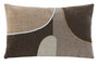 DKD Home Decor Cojín Patchwork Algodón Poliéster 50x30 Beige y Marrón