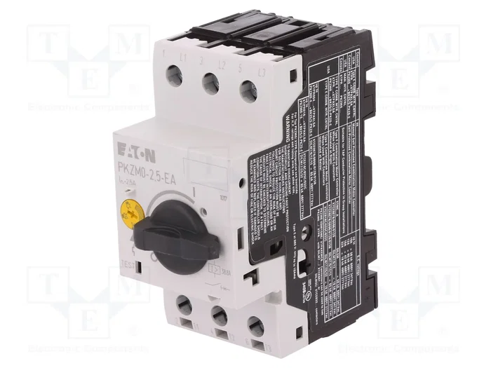 EATON ELECTRIC PKZM0-2.5-EA Interruptor motorizado 0,75kW 220÷690VAC EATON ELECTRIC PKZM0-2.5-EA Interruptor motorizado 0,75kW 220÷690VAC