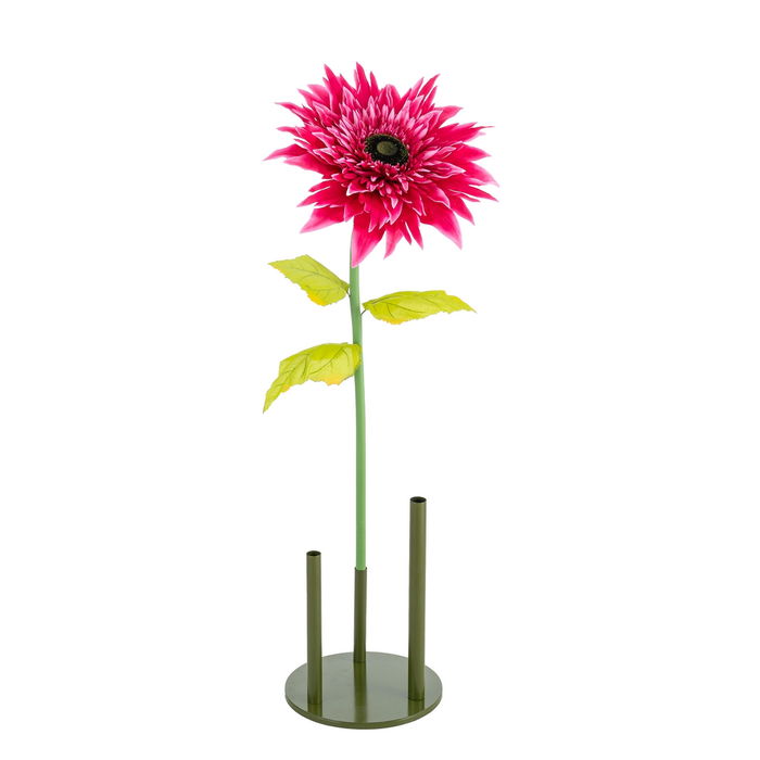 Flor Gerbera Fucsia Artificial 40 X 40 X 125 cm (Set de 2)
