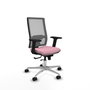 PIQUERAS Y CRESPO Silla de oficina Horna Rosa y Gris