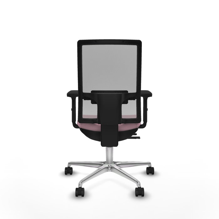 PIQUERAS Y CRESPO Silla de oficina Horna Rosa y Gris