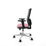 PIQUERAS Y CRESPO Silla de oficina Horna Rosa y Gris