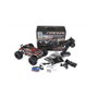 AMEWI RC Auto Conquer Race Truggy 1:14 Escala 1:16 con Motor Eléctrico y Batería Li-Ion 1300mAh 7.4V - 40 km/h, 4x4, Listo para Usar, Color Rojo