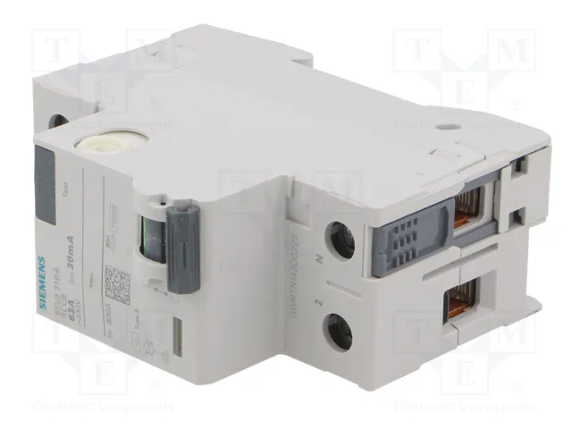 SIEMENS 5SV3316-6 Interruptor diferencial 63A 30mA 1+N