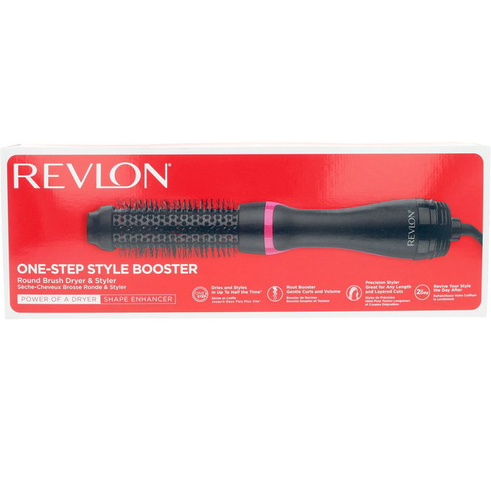 Revlon RVDR5292E One-Step Styler Booster - Cepillo Secador y Moldeador Voluminizador con Tecnología Iónica y Cerámica, 3 Temperaturas, 2 Velocidades