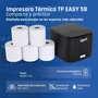 Iggual TP Easy 58 Impresora térmica de recibos USB+RJ11 Negra