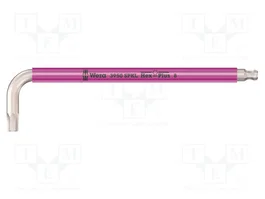 WERA Llave allen Hex-Plus esférica 8mm larga