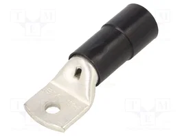 BM GROUP Terminal de anillo tubular aislado M8, Ø 8,4mm, negro