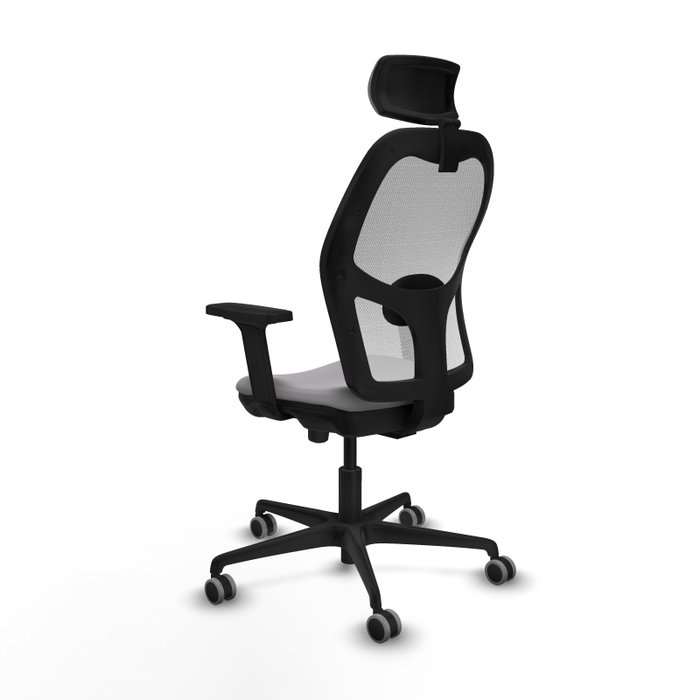 PIQUERAS Y CRESPO Silla de oficina Jorquera Gris y Blanco