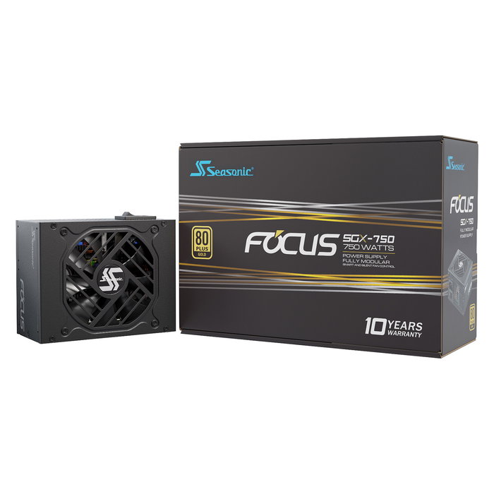 Seasonic FOCUS-SGX-750 Fuente de alimentación para PC, 750 W, 80 Plus Gold, negra Seasonic FOCUS-SGX-750 Fuente de alimentación para PC, 750 W, 80 Plus Gold, negra