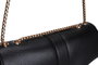 Lucky Bees Bandolera 1228 v2 - Negro, Gris, Bolso Elegante de Piel de Polivinilo para Mujer, 26x20x10cm
