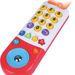 Tachan Mando de TV Bilingüe Inglés y Castellano con Efectos de Sonido y Aprendizaje de Colores y Números