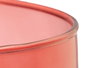 Giftdecor Jarrón de Cristal Cilíndrico Color Teja 15x60cm