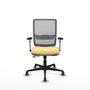 PIQUERAS Y CRESPO Silla de oficina Haches con mecanismo Sincro/Traslack Crema y Gris
