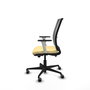 PIQUERAS Y CRESPO Silla de oficina Haches con mecanismo Sincro/Traslack Crema y Gris