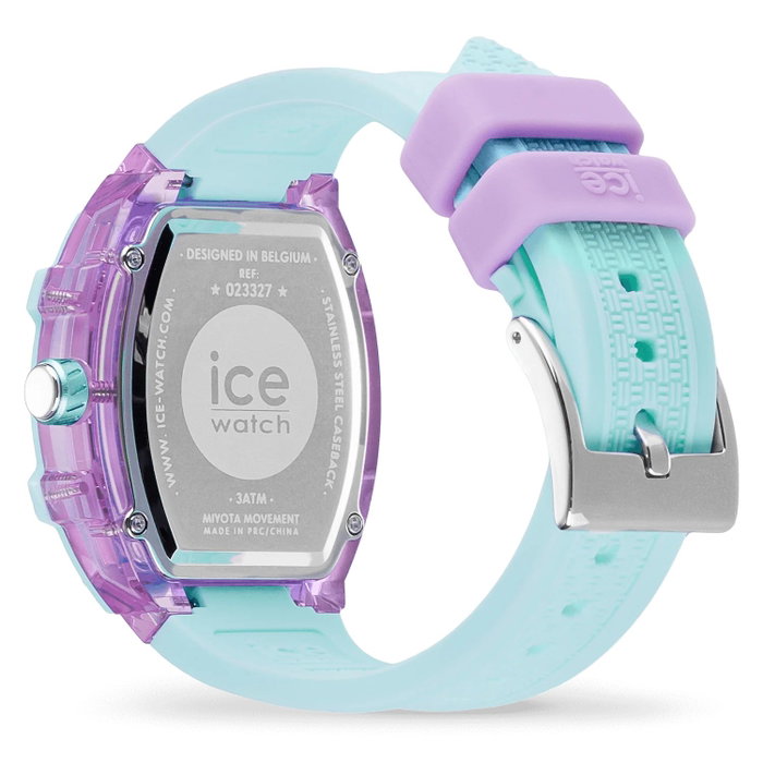 Ice Reloj Infantil 023327 con Caja Lila y Correa Azul