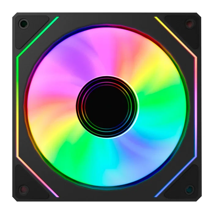 Abysm Arclight 3.0 ARGB Black PWM Ventilador de caja interno para PC Abysm Arclight 3.0 ARGB Black PWM Ventilador de caja interno para PC