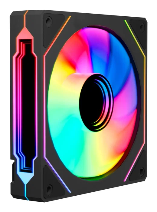 Abysm Arclight 3.0 ARGB Black PWM Ventilador de caja interno para PC Abysm Arclight 3.0 ARGB Black PWM Ventilador de caja interno para PC