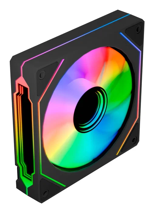 Abysm Arclight 3.0 ARGB Black PWM Ventilador de caja interno para PC Abysm Arclight 3.0 ARGB Black PWM Ventilador de caja interno para PC