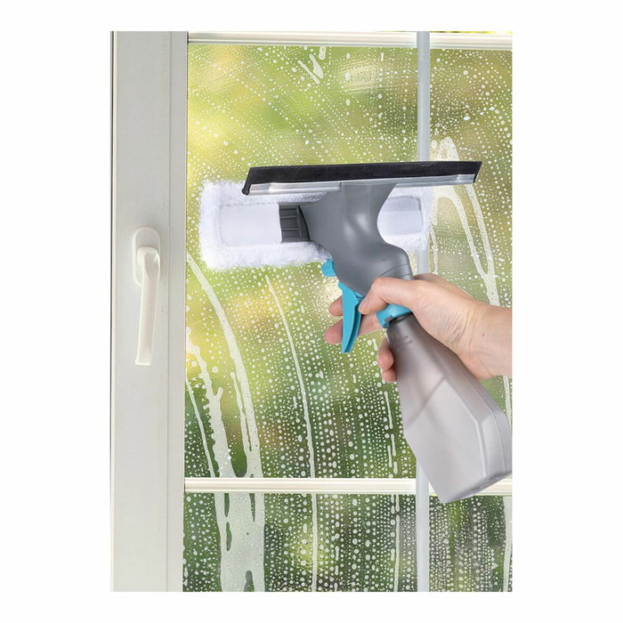 Alpina Limpiacristales con mopa y spray todo en uno con depósito