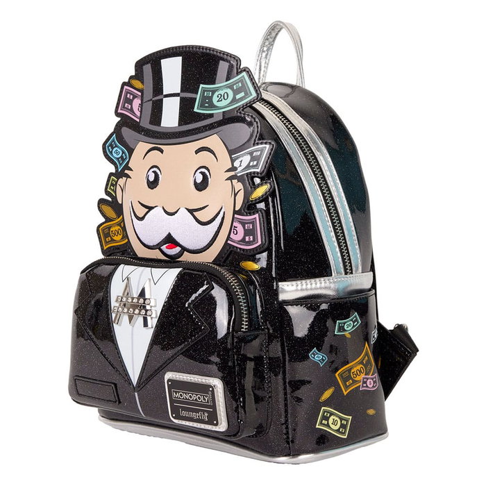 Hasbro by Loungefly Mini Mochila Monopoly Pennybags Hasbro by Loungefly Mini Mochila Monopoly Pennybags