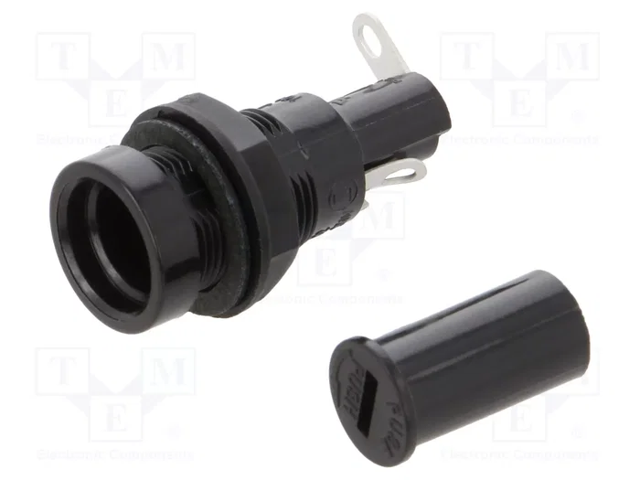 ESKA Portafusibles para panel 5x20mm 10A 250VAC ESKA Portafusibles para panel 5x20mm 10A 250VAC