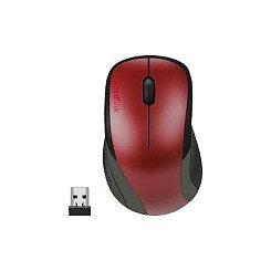 Speedlink Kappa Ratón Inalámbrico Óptico 1600 DPI, Negro y Rojo, Retail