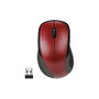Speedlink Kappa Ratón Inalámbrico Óptico 1600 DPI, Negro y Rojo, Retail