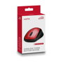 Speedlink Kappa Ratón Inalámbrico Óptico 1600 DPI, Negro y Rojo, Retail