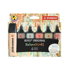 Stabilo BOSS Original NatureColors Estuche de 6 Marcadores Surtidos