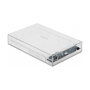 DeLOCK Carcasa Externa USB 3.2 Tipo C para HDD/SSD SATA de 3.5/2.5 Pulgadas Transparente