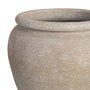 Macetero Crema Cerámica Decoración 30 X 30 X 29 cm