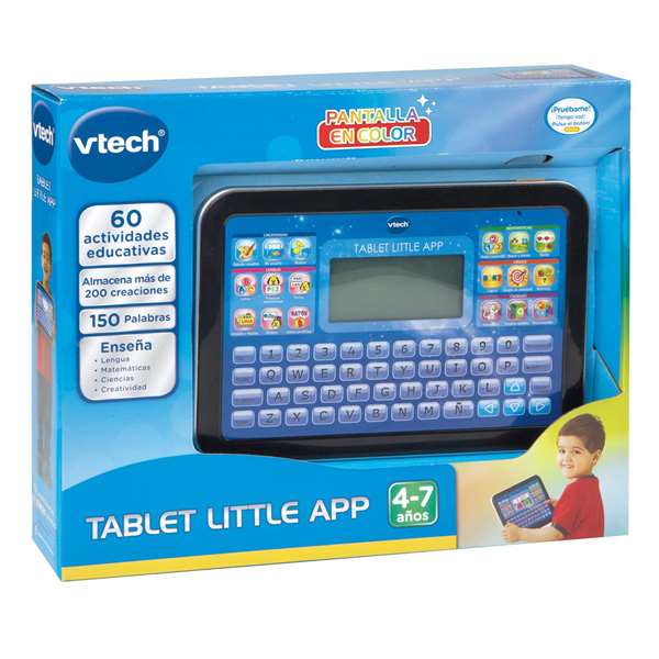 V-TECH Genio Little App Azul con Pantalla a Color