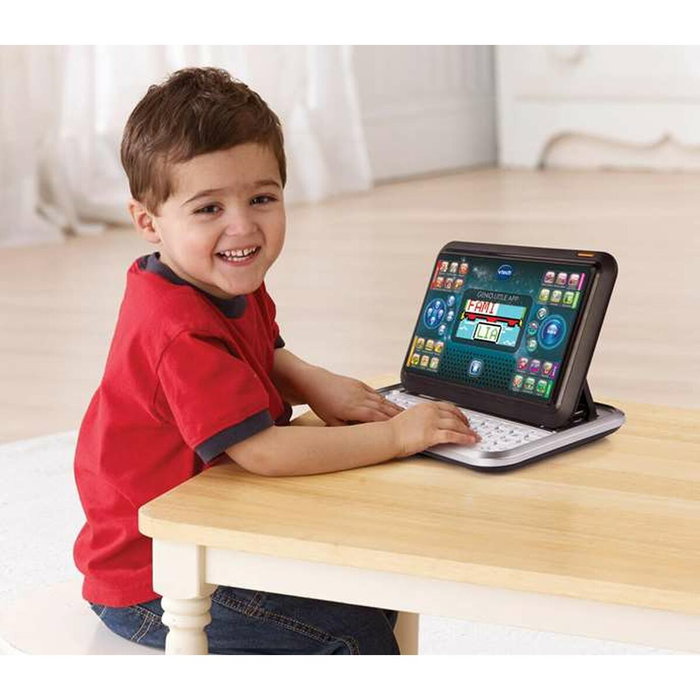 VTech Genio Little App Azul - Tablet y Ordenador Educativo con Pantalla a Color