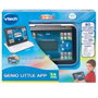 VTech Genio Little App Azul - Tablet y Ordenador Educativo con Pantalla a Color