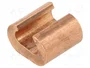 BM GROUP Conector de abrazadera lateral 'C' de cobre 16mm2 6AWG