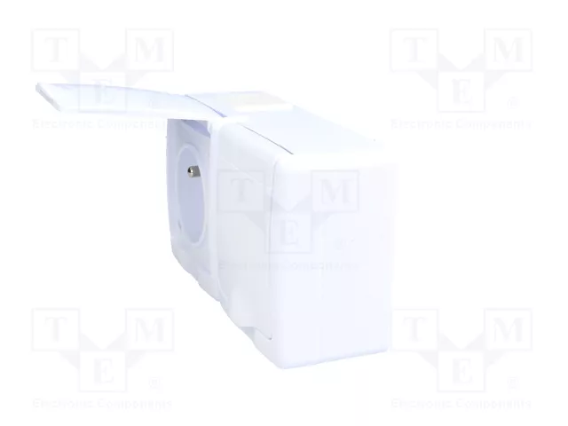 PAWBOL Tomacorriente de Alimentación AC 2P+PE Blanco